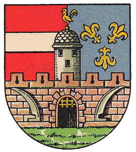 Wappen von Hainfeld (Niederösterreich)/Arms (crest) of Hainfeld (Niederösterreich)