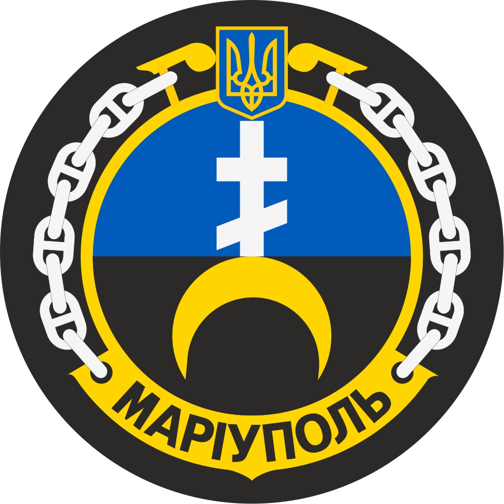 Coat of arms (crest) of the Minesweeper Mariupol (U331), Ukrainian Navy