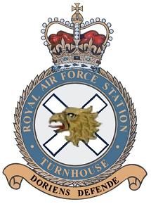 Coat of arms (crest) of the RAF Station Turnhouse, Royal Air Force