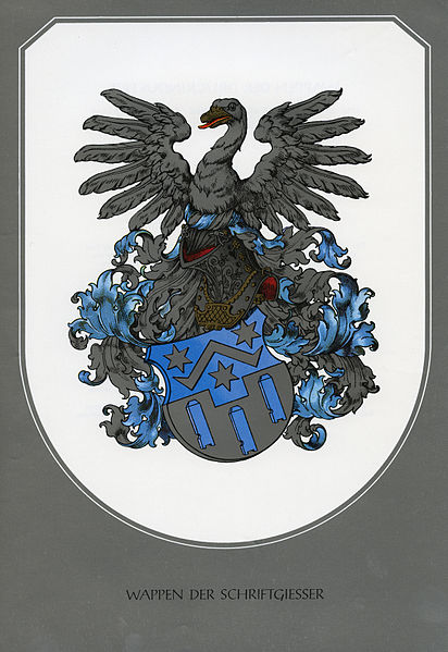 Coat of arms (crest) of Font Founders, Germany