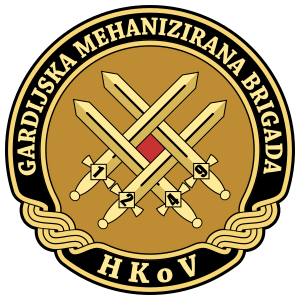 Coat of arms (crest) of the Guards Mechanized Brigade, Croatian Army