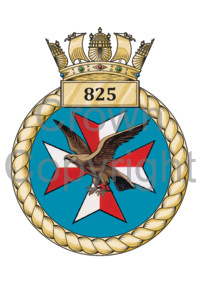Coat of arms (crest) of the No 825 Squadron, FAA