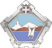 Coat of arms (crest) of the 230th Alpine Fortress Half Brigade, French Army