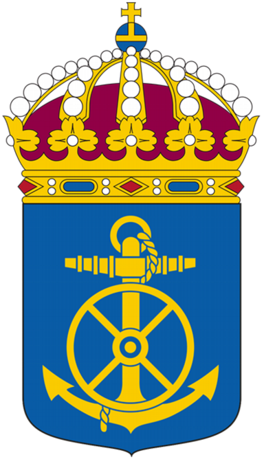 Coat of arms (crest) of the 43rd Support Squadron, Swedish Navy