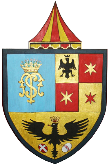 Arms (crest) of Basilica of St. Peregrine, Laziosi Forli