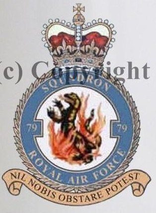 Coat of arms (crest) of the No 79 Squadron, Royal Air Force