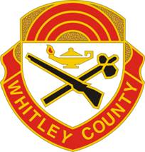 Coat of arms (crest) of Whitley County High School Junior Reserve Officer Training Corps, US Army