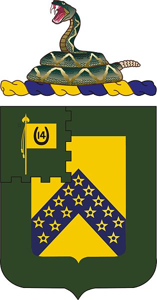 Arms of 16th Cavalry Regiment, US Army