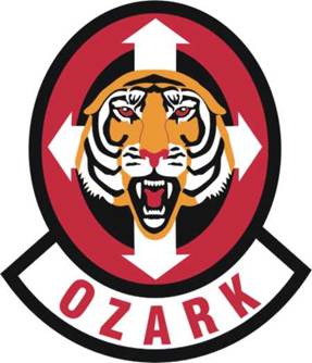 Coat of arms (crest) of Ozark High School Junior Reserve Officer Training Corps, US Army