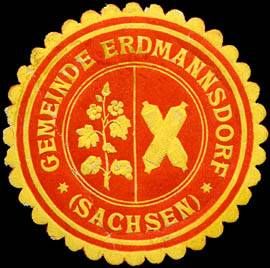 Wappen von Erdmannsdorf/Arms of Erdmannsdorf