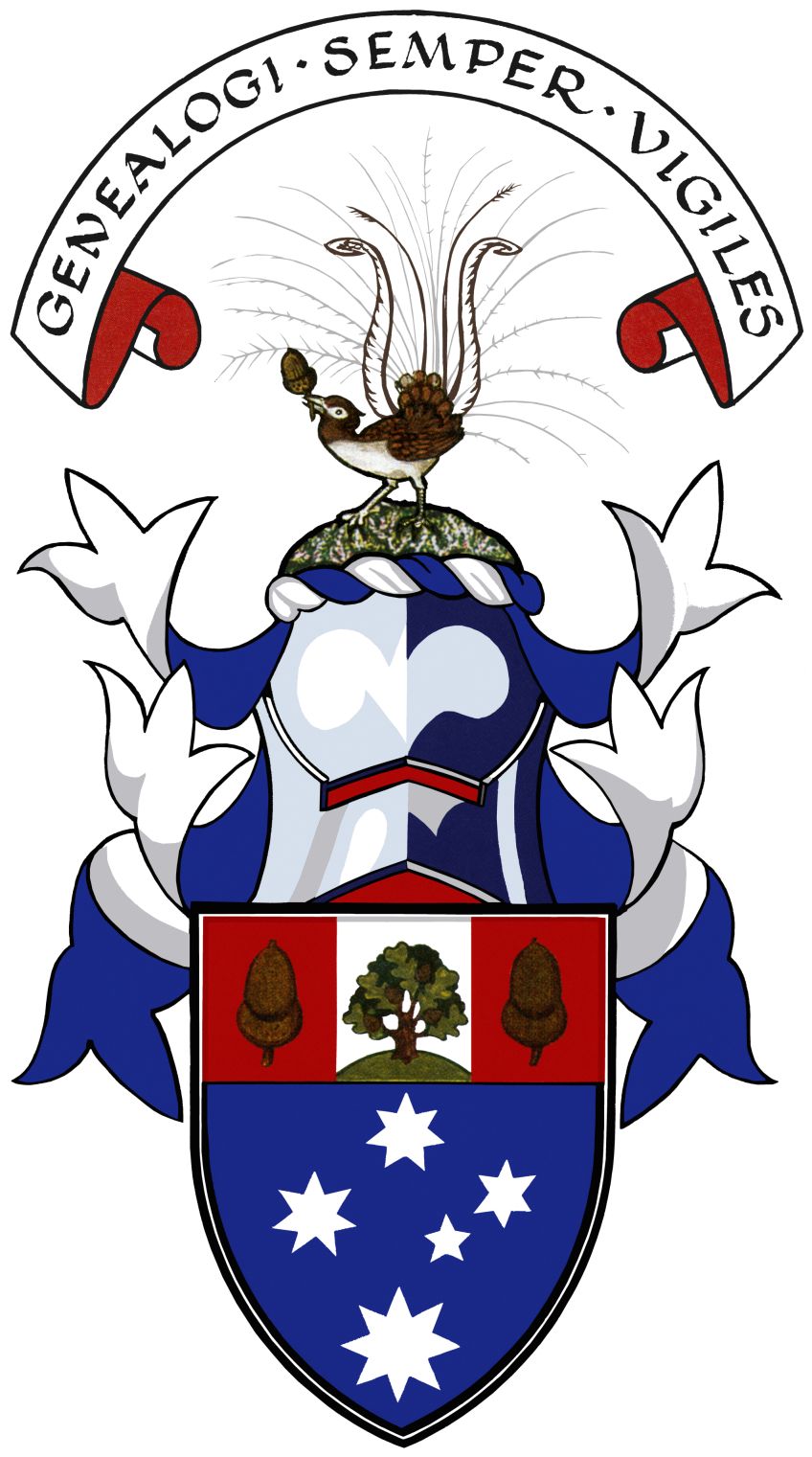 Arms of Genealogical Society of Victoria