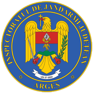 Coat of arms (crest) of Argeș County Gendarmerie Inspectorate