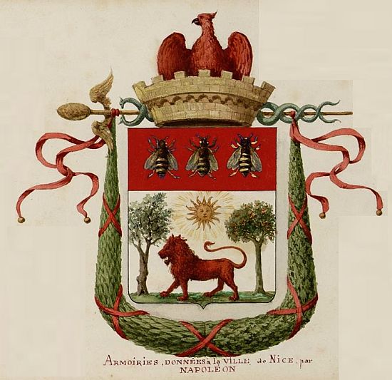 Blason de Nice/Coat of arms (crest) of {{PAGENAME