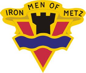 Coat of arms (crest) of 95th Infantry Division Iron Men of Metz (now 95th Training Division), US Army