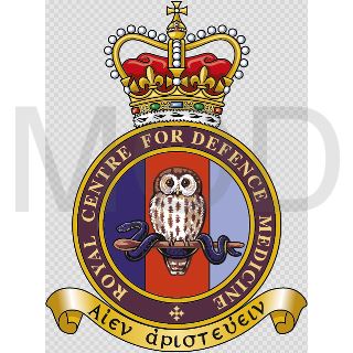 Coat of arms (crest) of the Royal Centre for Defence Medicine, United Kingdom