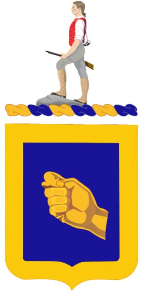 Coat of arms (crest) of 324th Cavalry Regiment, US Army