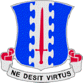Arms of 187th Infantry Regiment, US Army
