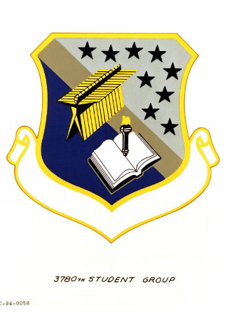 Coat of arms (crest) of the 3780th Student Group, US Air Force