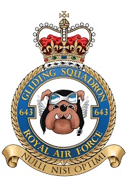 Coat of arms (crest) of the No 643 Volunteer Gliding Squadron, Royal Air Force