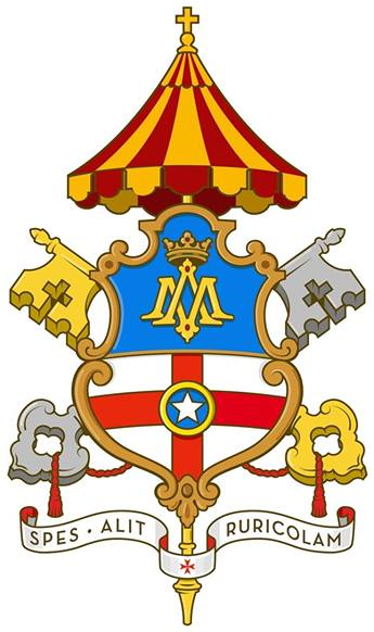Arms (crest) of Basilica of the Assumption of the Blessed Virgin Mary, Mosta