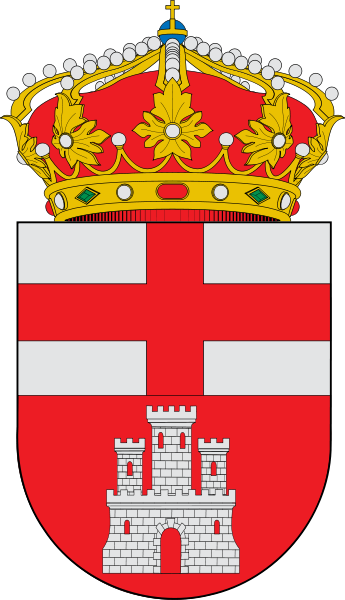 Escudo de Quintana del Castillo/Arms (crest) of Quintana del Castillo
