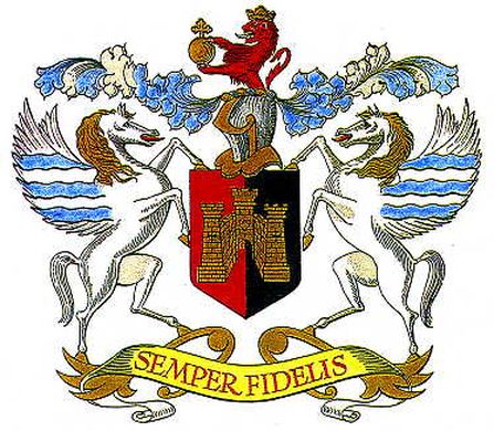 Arms (crest) of Exeter