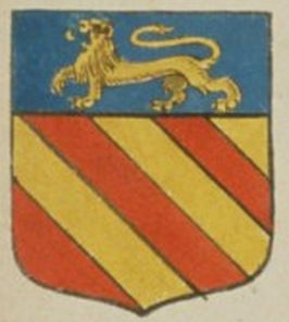 Arms (crest) of Luc d’Aquin