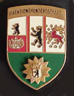 Arms of Direktionshundertschaft 3, Berlin Police