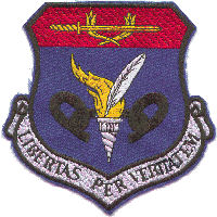 Coat of arms (crest) of 581st Air Resupply and Communications Wing, US Air Force