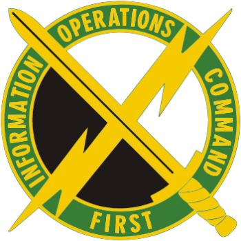 Coat of arms (crest) of 1st Information Operations Command, US Army