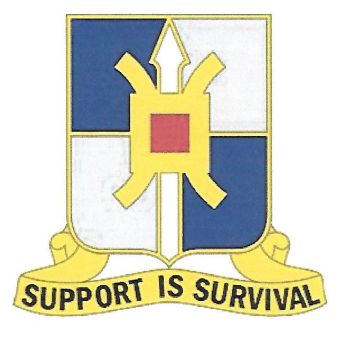 Arms of 429th Support Battalion, Virginia Army National Guard