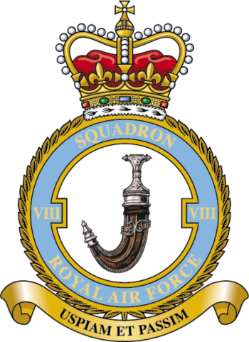 Coat of arms (crest) of the No 8 Squadron, Royal Air Force
