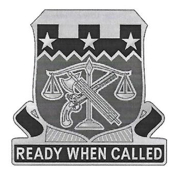 Arms of 105th Military Police Battalion, North Carolina Army National Guard