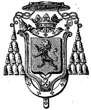 Arms (crest) of Bénigne-Urbain-Jean-Marie du Trousset d’Héricourt