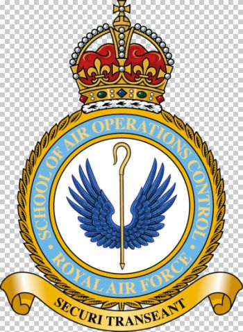Coat of arms (crest) of the School of Air Operations Control, Royal Air Force