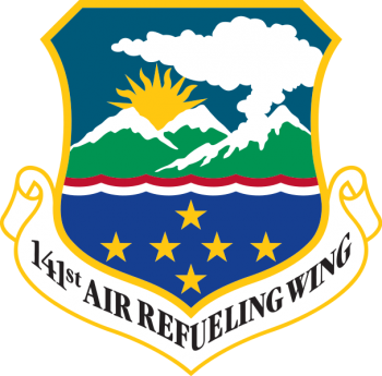 Coat of arms (crest) of the 141st Air Refueling Wing, Washington Air National Guard