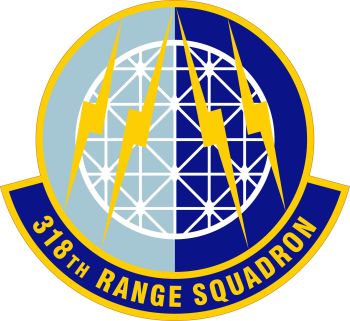 Coat of arms (crest) of the 318th Range Squadron, US Air Force