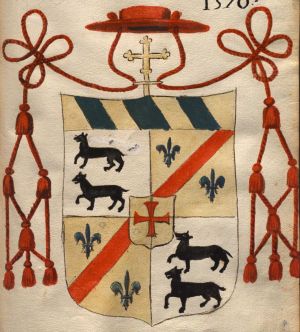 Arms of Gaspar Cervantes de Gaete