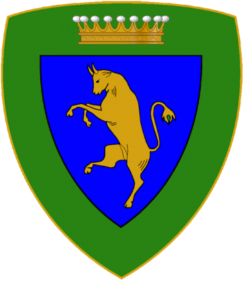 Coat of arms (crest) of the Alpine Brigade Taurinense, Italian Army