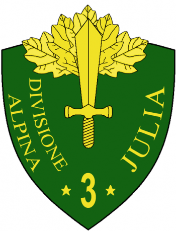 Coat of arms (crest) of the 3rd Alpine Division Julia, Italian Army