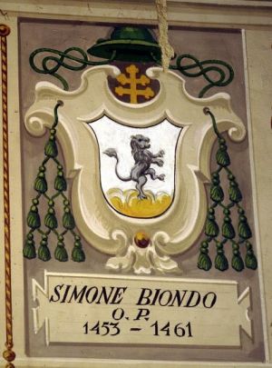 Arms (crest) of Simone Biondo