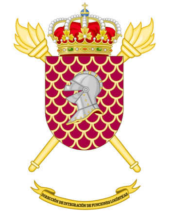 Coat of arms (crest) of the Integration of Logistics Functions Directorate, Spanish Army