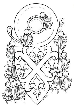 Arms (crest) of Mercurino Arborio di Gattinara