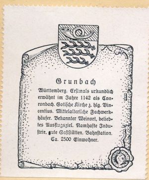 Wappen von Grunbach (Remshalden)