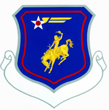 Coat of arms (crest) of the Wyoming Air National Guard, US