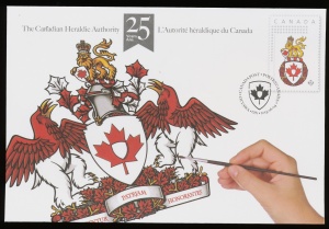 Arms (crest) of Canada (stamps)