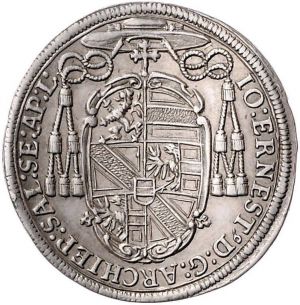 Arms (crest) of Johann Ernst von Thun und Hohenstein