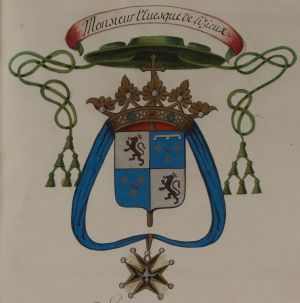 Arms (crest) of Léonor Goyon de Matignon