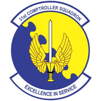 Arms of 31st Comptroller Squadron, US Air Force