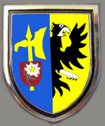 Coat of arms (crest) of the Mountain Pioneer Support Company 240, German Army